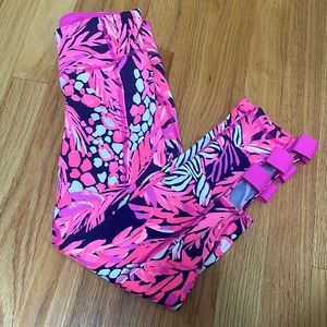 New Lilly Pulitzer cropped leggings with cutouts